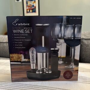 Rabbit 8-Piece Electric Wine Set